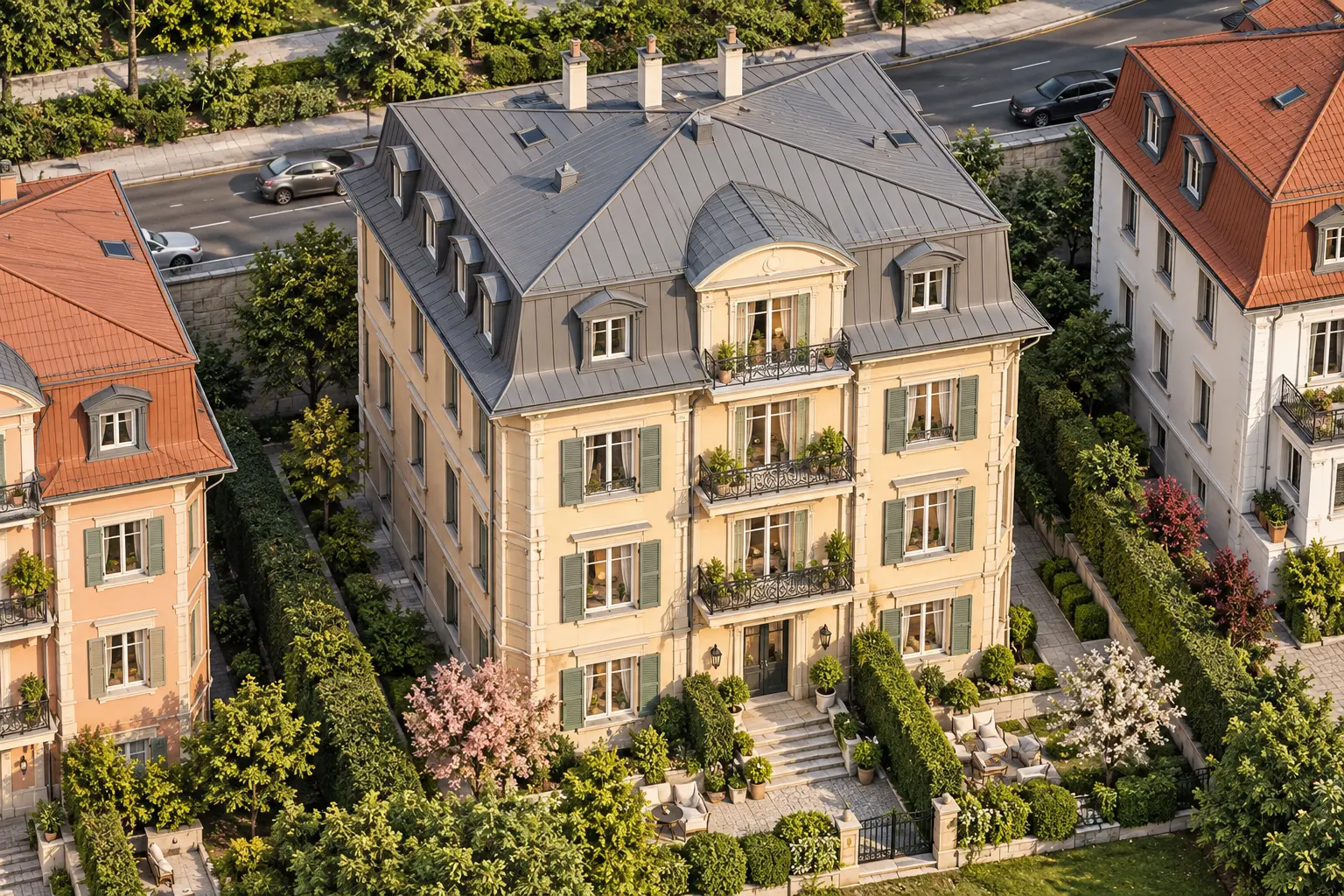 Restoration of a residential building in Lausanne